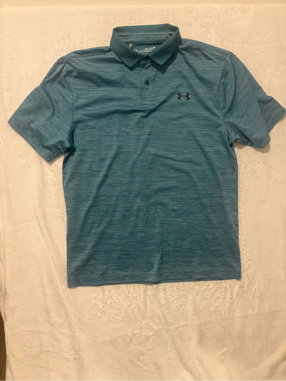 Under Armour Men’s Teal Heather Polo Shirt